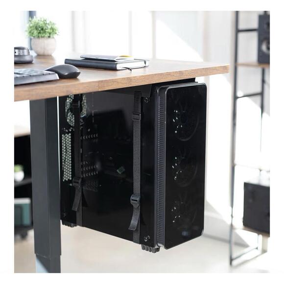 VIVO Under-Desk and Wall Mount PC Adjustable Strap and Steel Bracket Holder - Picture 1 of 2